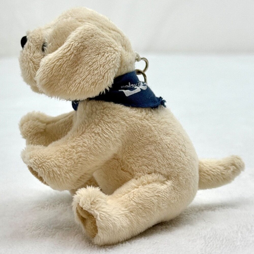 Relax It's Lees Plush Toy Dog w/Bandana Keychain - Picture 6 of 11